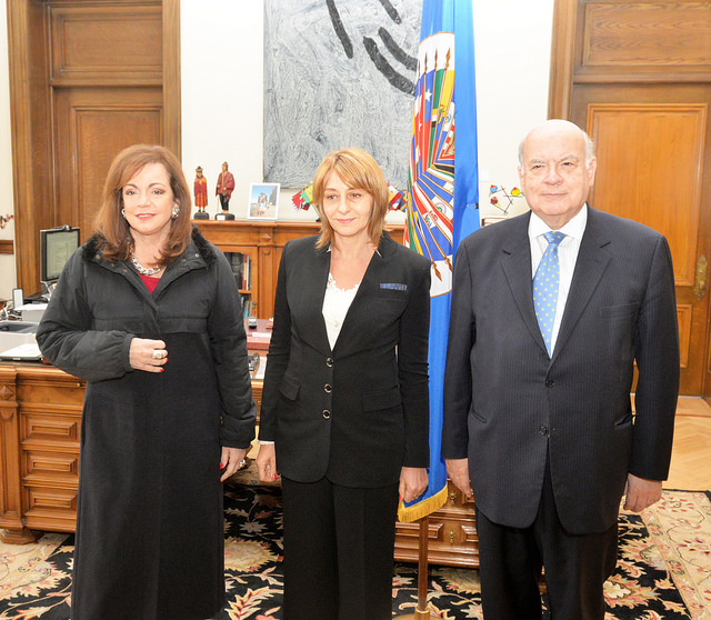Gils Carbó se reunió con el secretario general de la OEA, José Miguel Insulza
