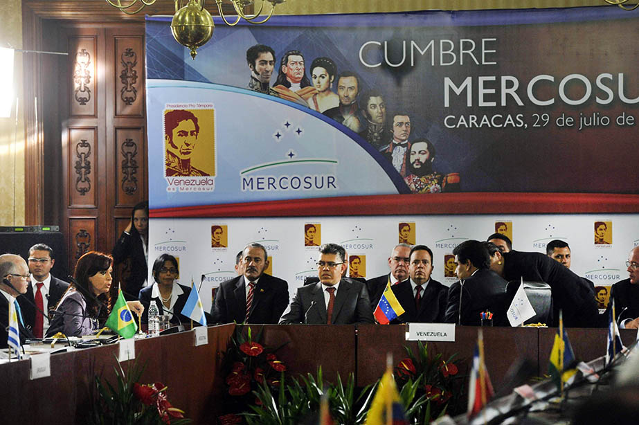 Cristina Fernández  en la Cumbre de Jefes y Jefas de Estado del Mercosur. - Foto: Télam