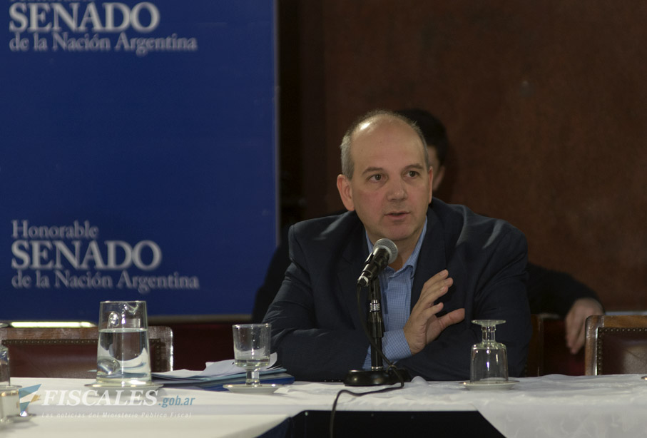 Rodríguez destacó la necesidad de una Procuraduría de Investigaciones Administrativas. - Fotos: Claudia Conteris/Ministerio Público Fiscal/www.fiscales.gob.ar