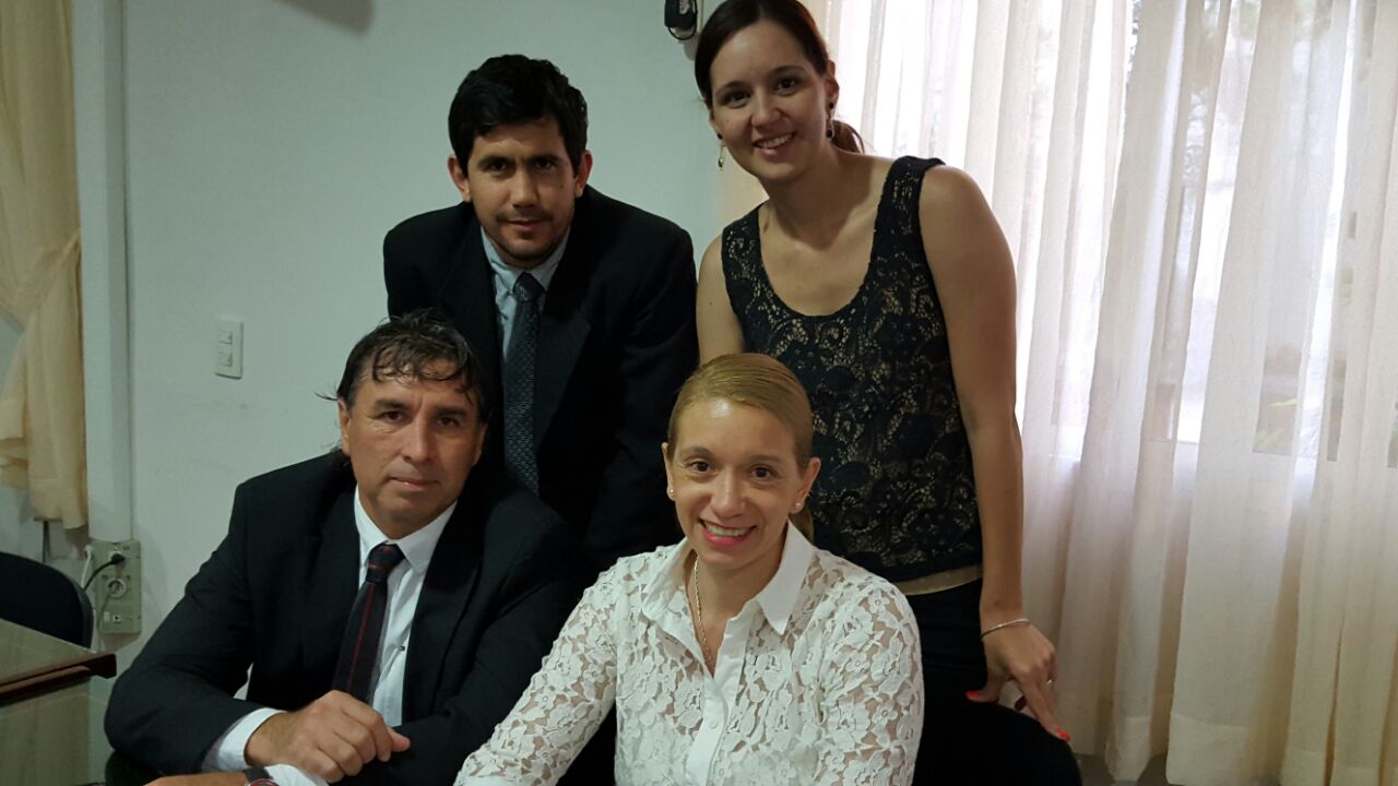 El equipo de la Fiscalía, encabezado por los la fiscal Marisa Vázquez y el fiscal Luis Benítez (sentados).  - Foto: Fiscalía Federal de Formosa