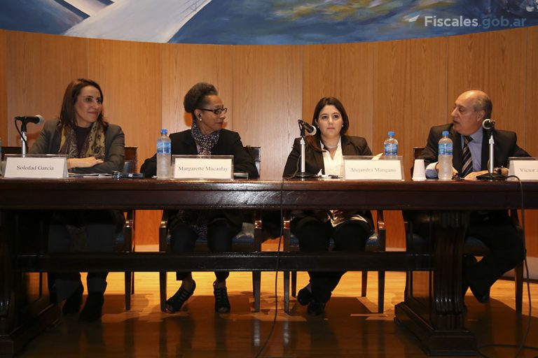 La fiscal Alejandra Mángano participó del 