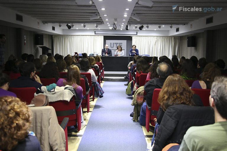 El fiscal Juan Manuel Domínguez participó en el lanzamiento del curso de formación de delegados de UTE-CTERA