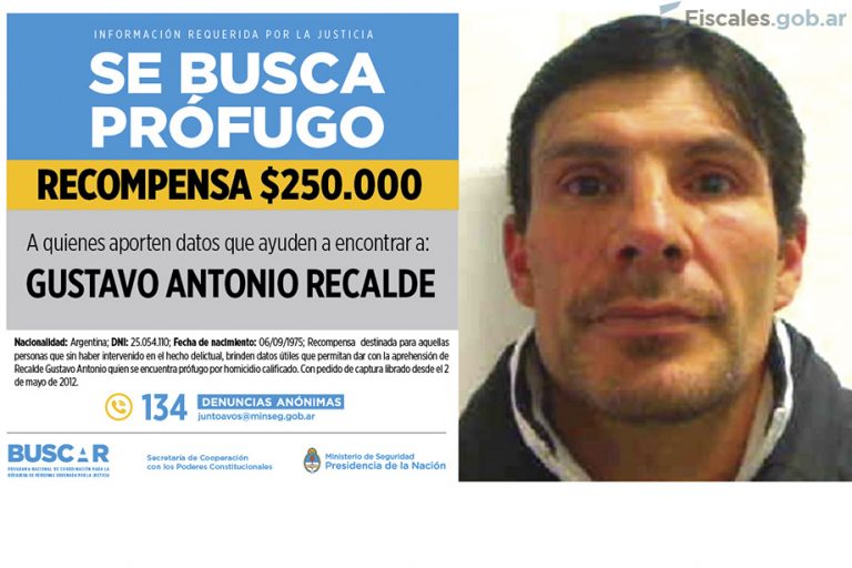 Ofrecen recompensa para quienes colaboren con la detención de un hombre que se encuentra prófugo desde abril de 2012