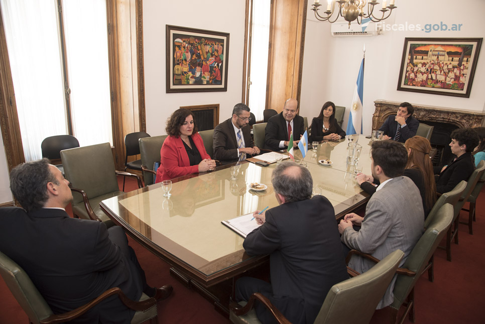 El MPFN recibió a una delegación mexicana en el marco de la Jornada Internacional de Justicia Terapéutica