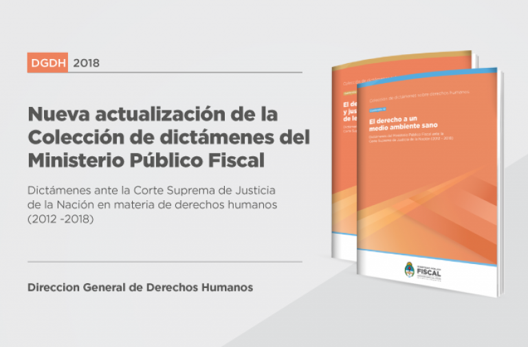 Nueva actualización de la Colección de dictámenes del MPF ante la Corte Suprema de Justicia de la Nación en materia de derechos humanos
