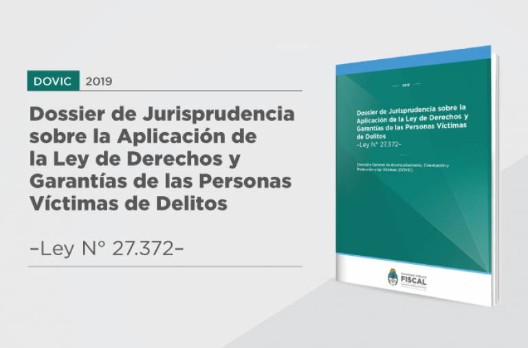 La DOVIC presenta un dossier de jurisprudencia sobre la aplicación de la Ley de Derechos y Garantías de las Personas Víctimas de Delitos