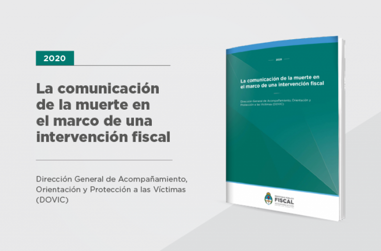 DOVIC elaboró una guía de recomendaciones para “La comunicación de la muerte en el marco de la intervención fiscal”