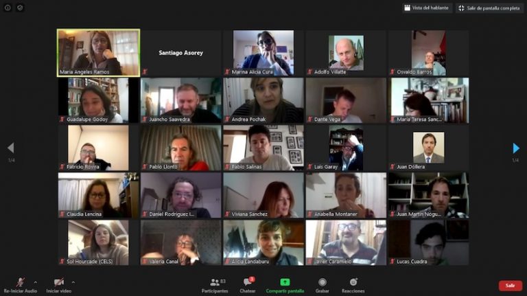 Reanudación de juicios, prisiones domiciliarias y protocolos de trabajo: la Mesa de Discusión Institucional y Social se reunió de manera virtual