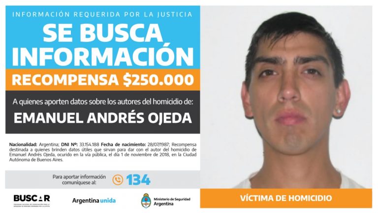 Piden testigos y ofrecen recompensa para esclarecer el homicidio de un joven