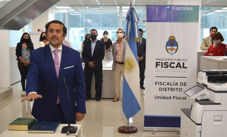 El procurador Casal tomó juramento al fiscal general de Salta por videoconferencia