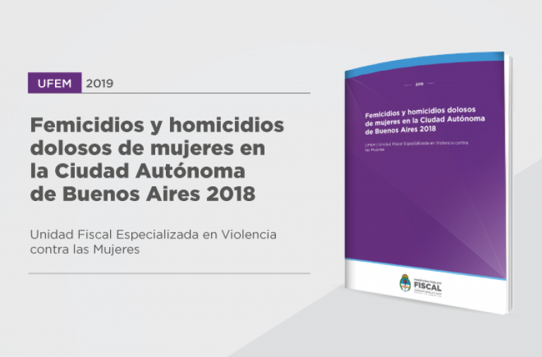Femicidios y homicidios dolosos de mujeres en la Ciudad Autónoma de Buenos Aires (2018)