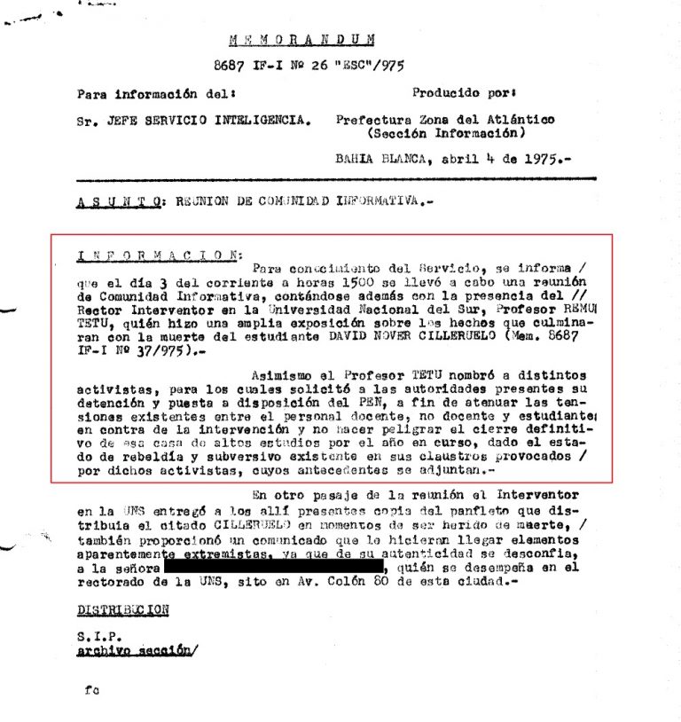 Juicio a la Triple A de Bahía Blanca: documentos de inteligencia mostraron la actuación de la organización en la región