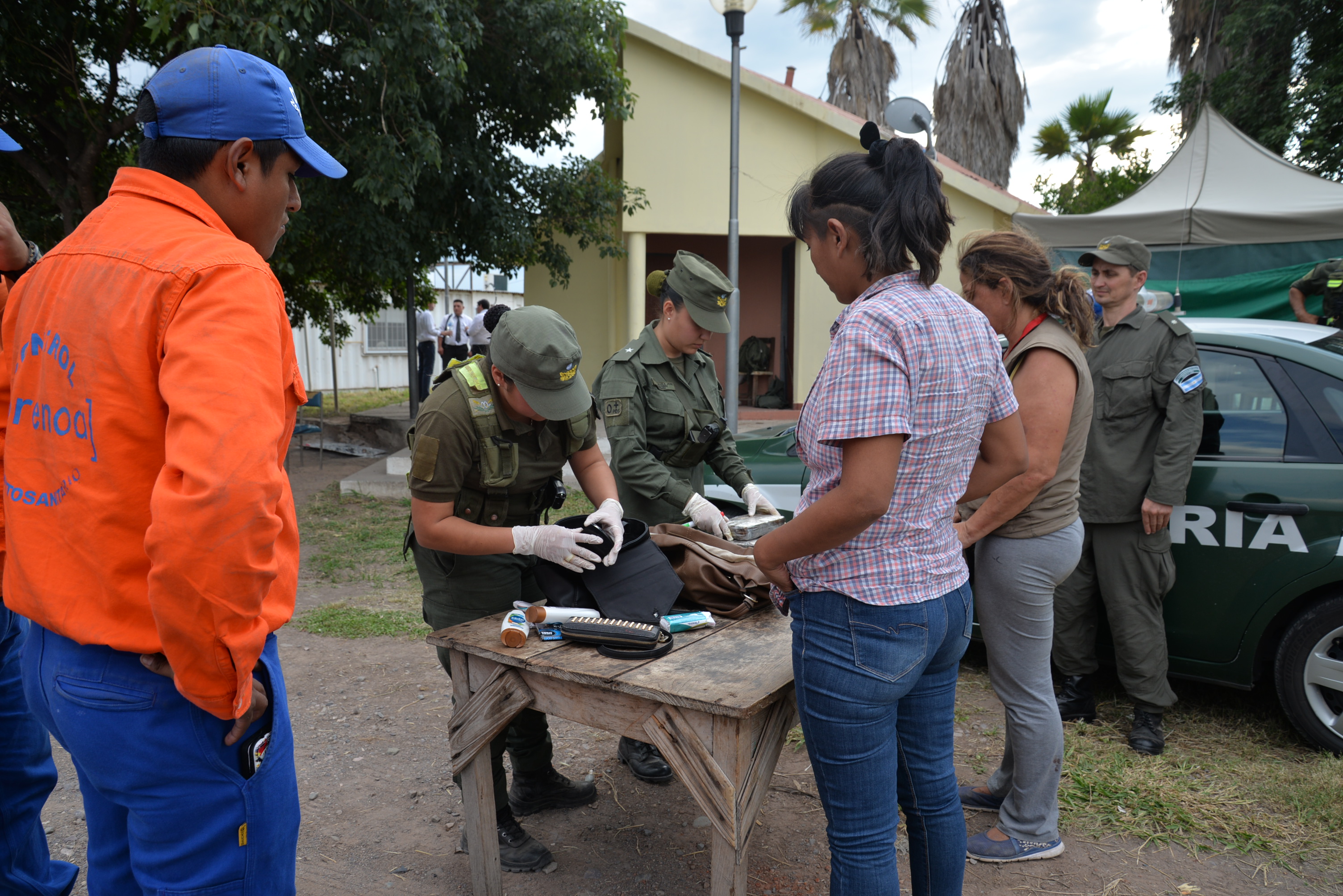 La detección del estupefaciente se produjo durante un control vehicular en la localidad de Pampa Blanca. - Imagen: Gendarmería Nacional.