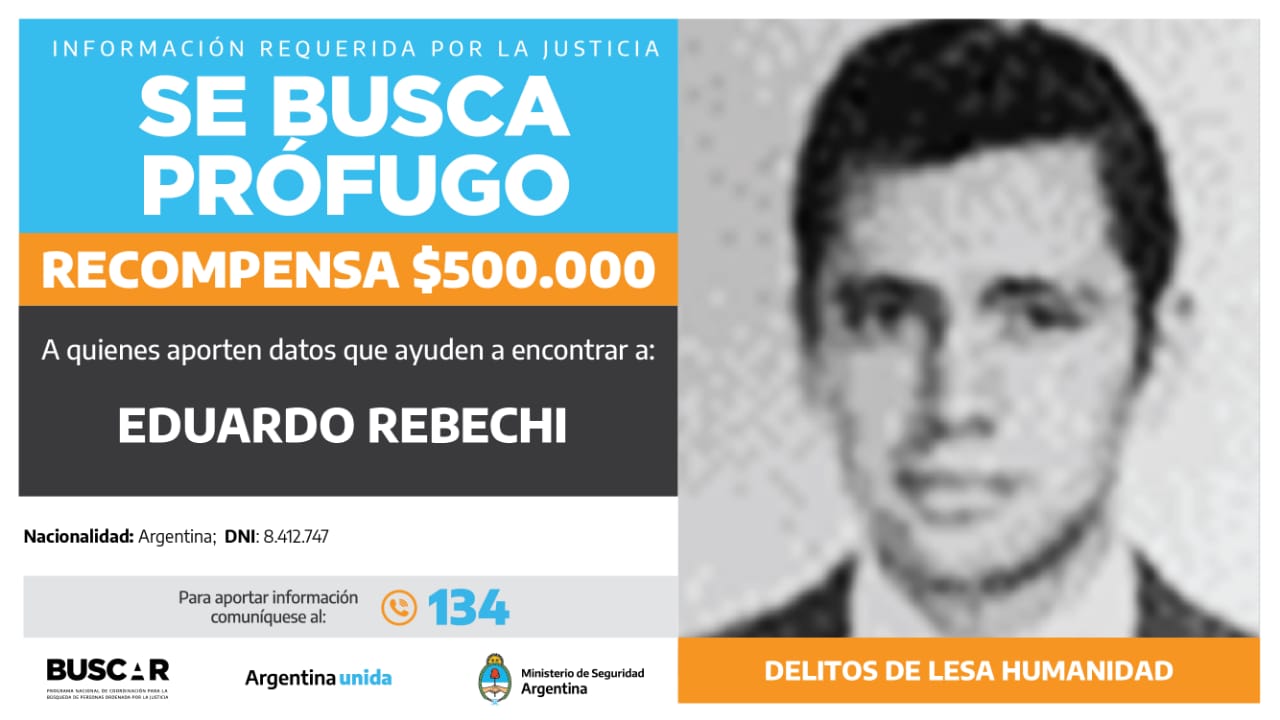 Buscado por la justicia federal de Rosario. - 