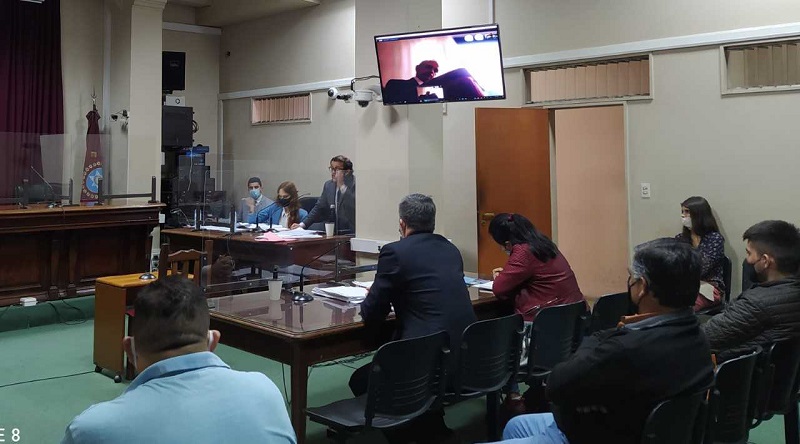 El fiscal general Eduardo Villalba al exponer la posición del MPF en la audiencia de responsabilidad. - Foto: Sebastián Rodríguez.
