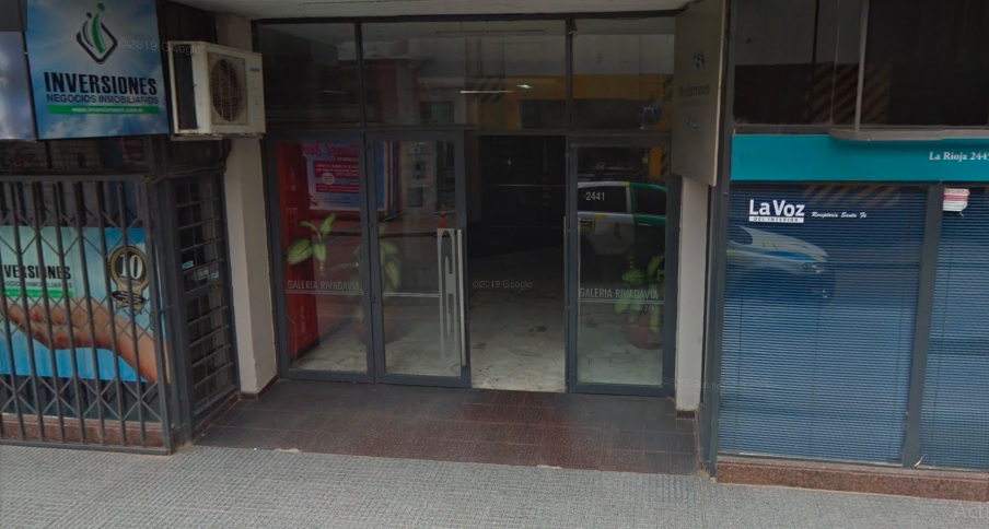 El frente de la galería donde operaba "Turismo Oldani" - Imagen: Google Street View.