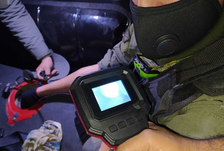 En el vehículo se encontraron más de 23 kilos de cocaína. - Foto: Gendarmería.