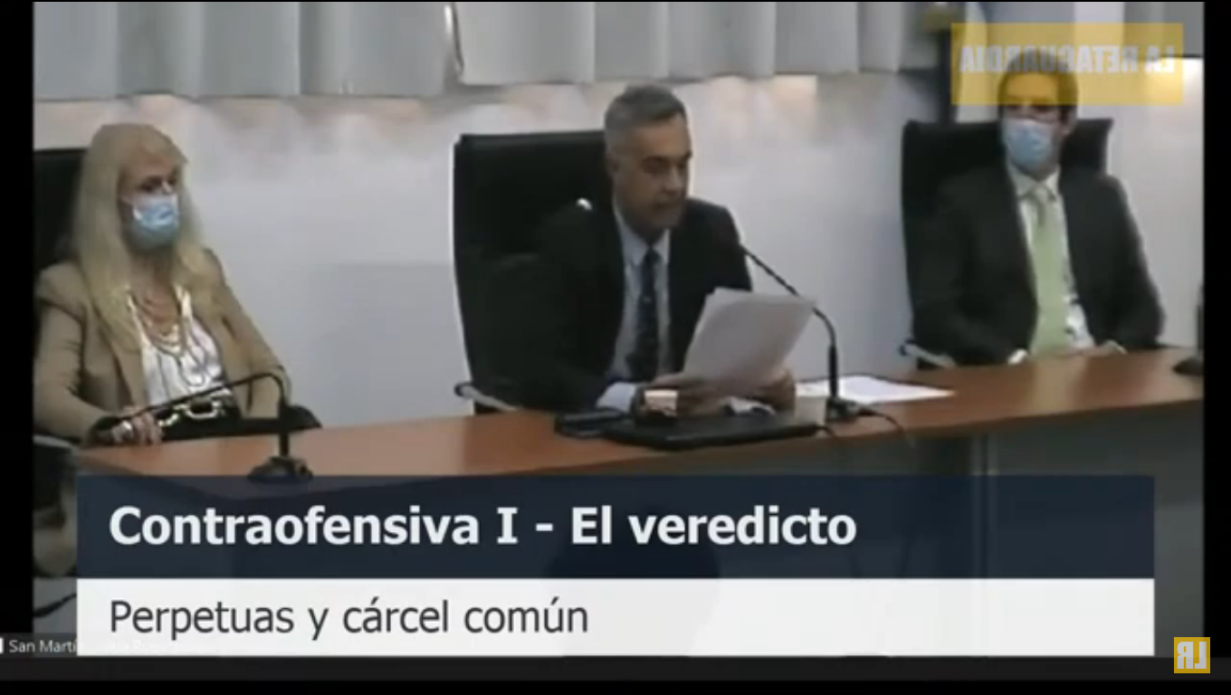 El tribunal estuvo compuesto para este debate por Esteban Rodríguez Eggers (presidente), María Claudia Morgese Martín y Matías Alejandro Mancini. - 