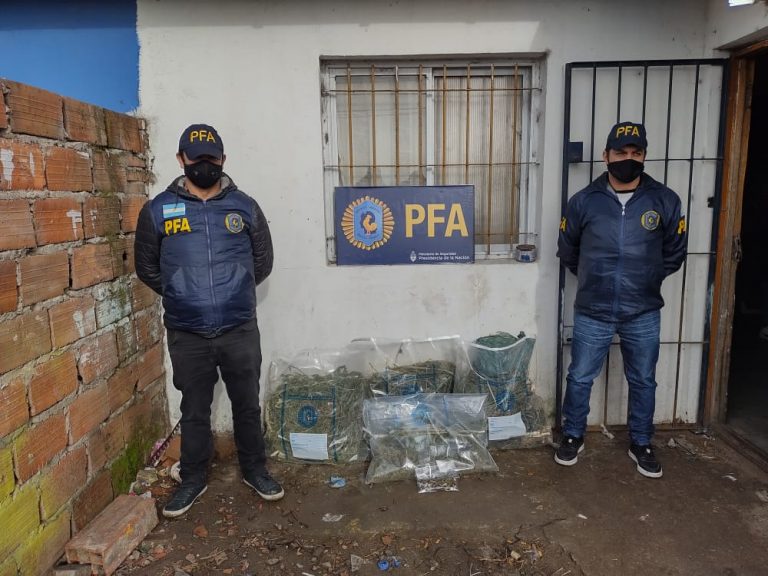 Mar del Plata: detuvieron a cinco personas y secuestraron más de 6 kilos de marihuana en doce allanamientos