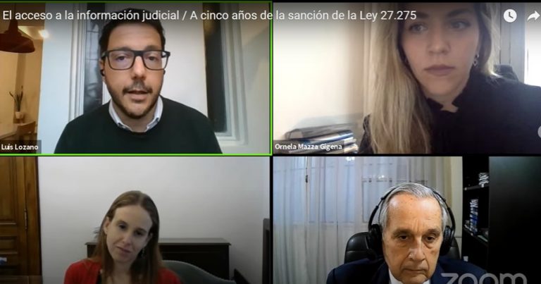 Conversatorio a cinco años de la sanción de la Ley 27.275 de acceso a la información pública