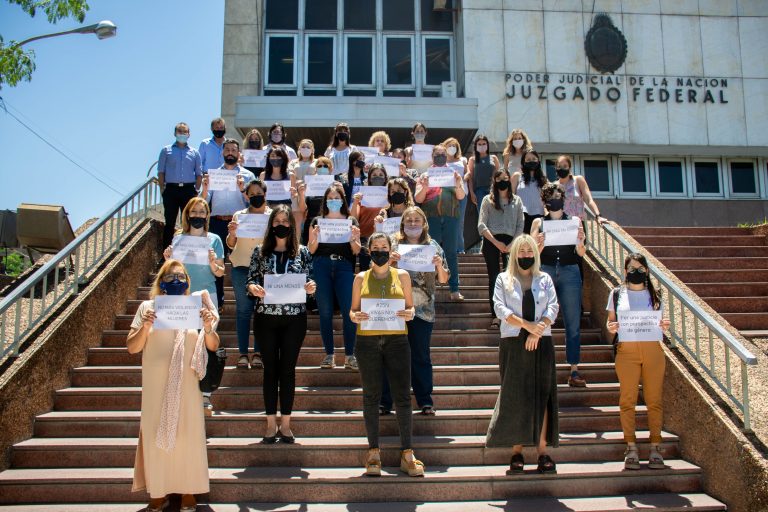 Santiago del Estero: trabajadoras y trabajadores del MPF protagonizaron un acto por el “Día Internacional de la Eliminación de la Violencia Contra las Mujeres”