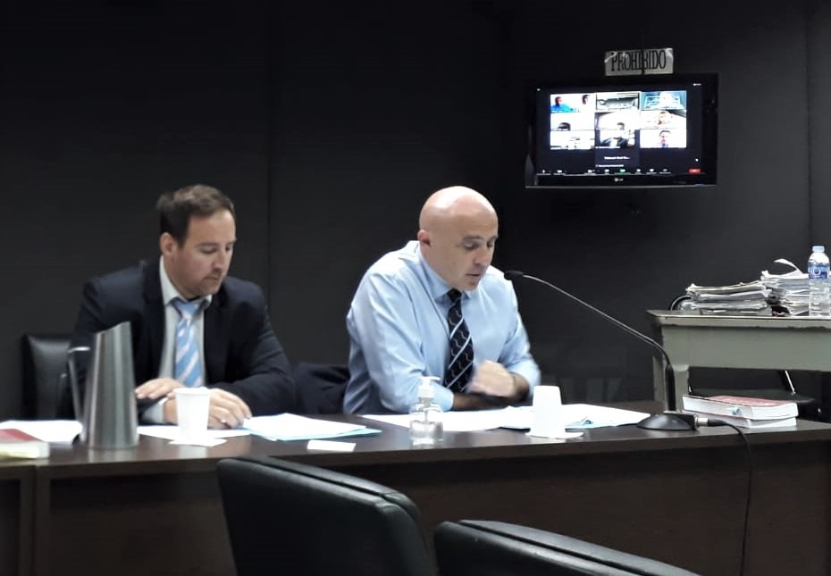 El fiscal general Juan Manuel Pettigiani participó de modo presencial de la primera audiencia de debate. - Foto: Belén Cano / Ministerio Público Fiscal