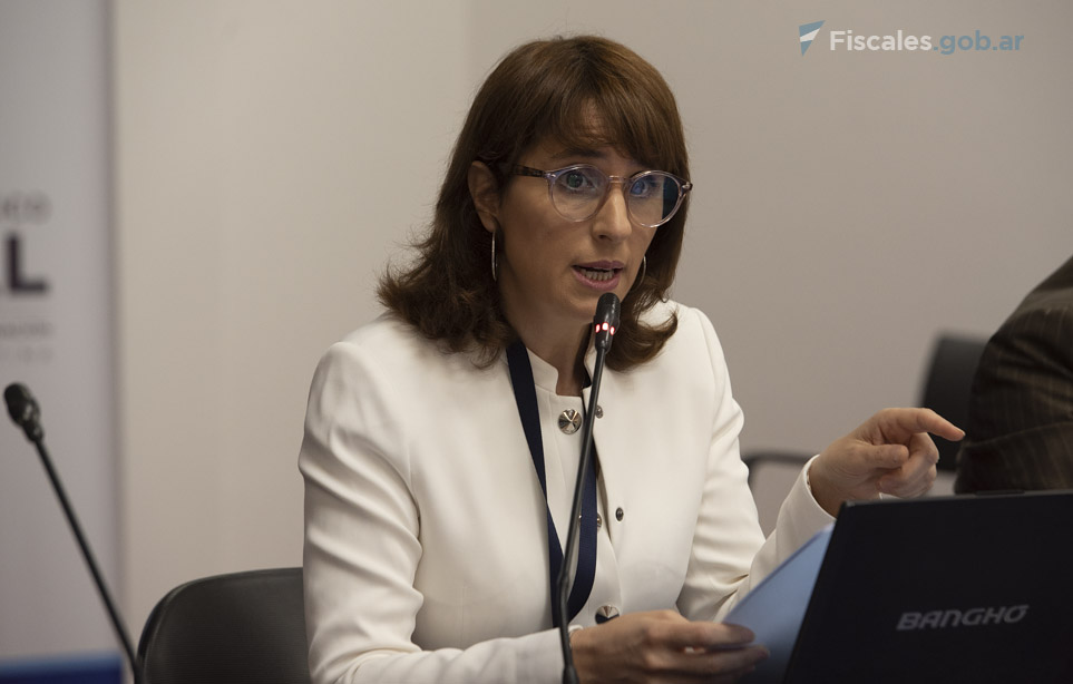 Cecilia Incardona, titular de la Fiscalía Federal N°2 de Lomas de Zamora.  - Foto: Claudia Conteris / Fiscales.gob.ar