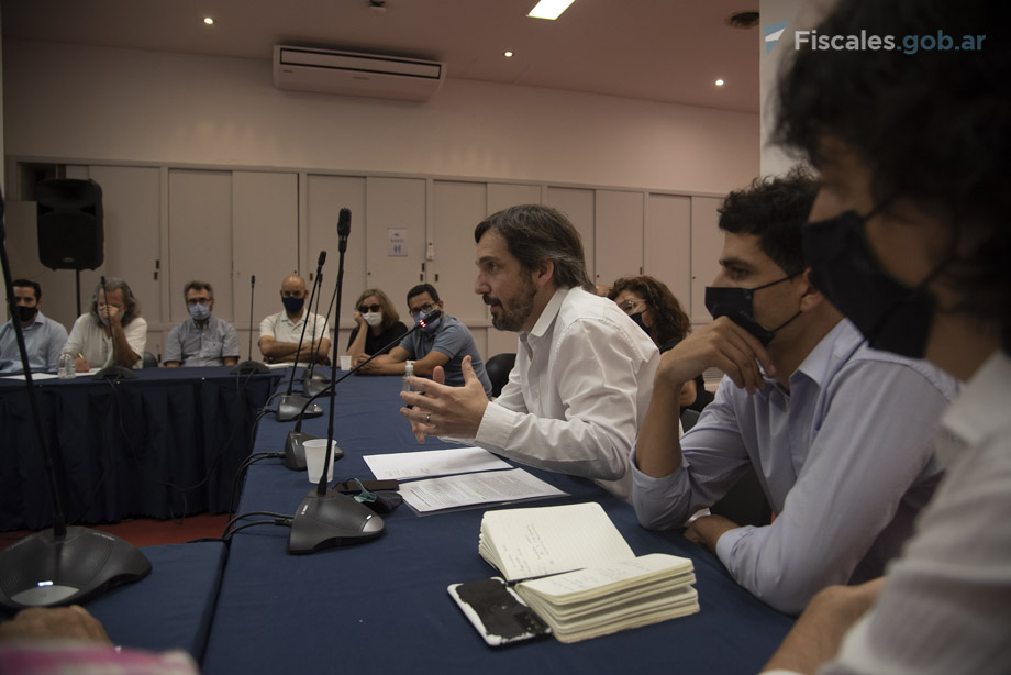 Federico Efrón, de la Secretaría de Derechos Humanos de la Nación. - Foto: Claudia Conteris / Fiscales.gob.ar
