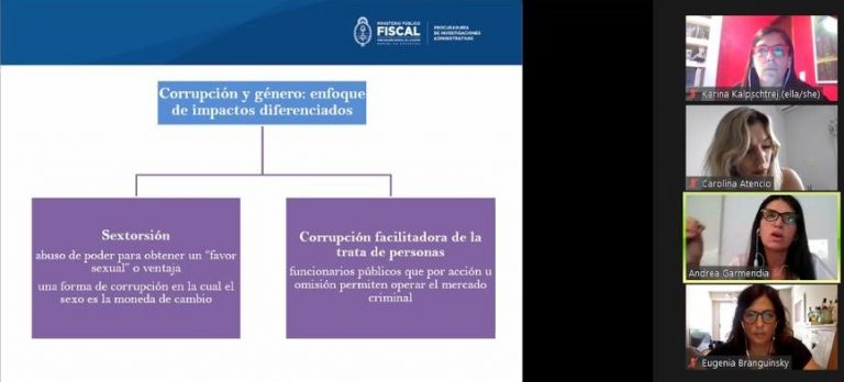 La Procuraduría de Investigaciones Administrativas participó en una jornada sobre integridad, géneros y diversidad organizada por Poder Ciudadano