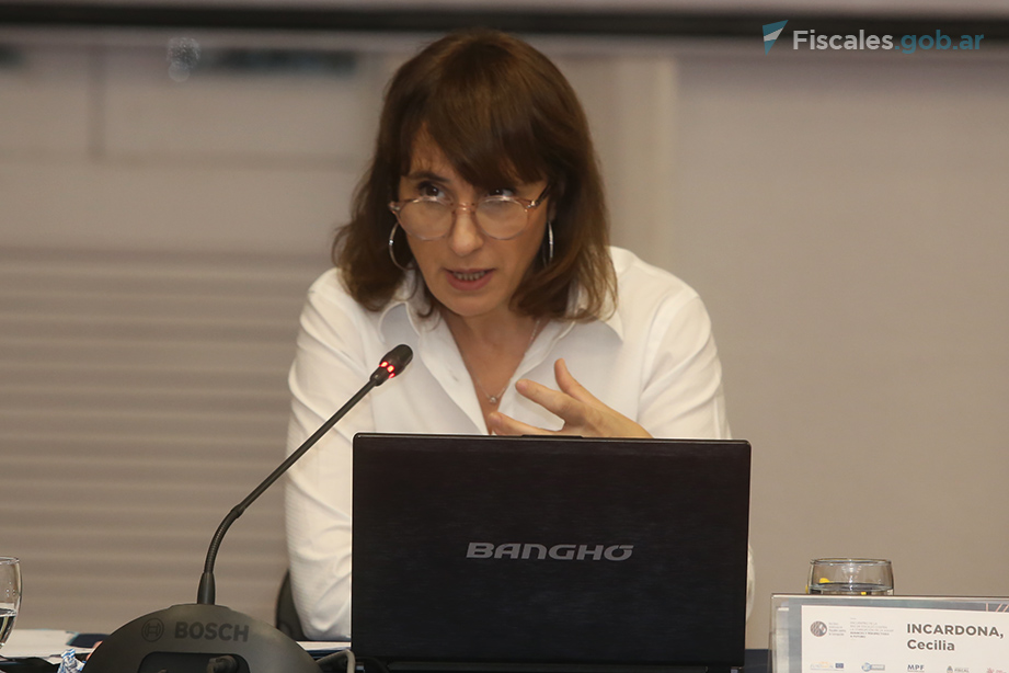 Cecilia Incardona, fiscal federal de Lomas de Zamora.  - Foto: Matías Pellón / Fiscales.gob.ar