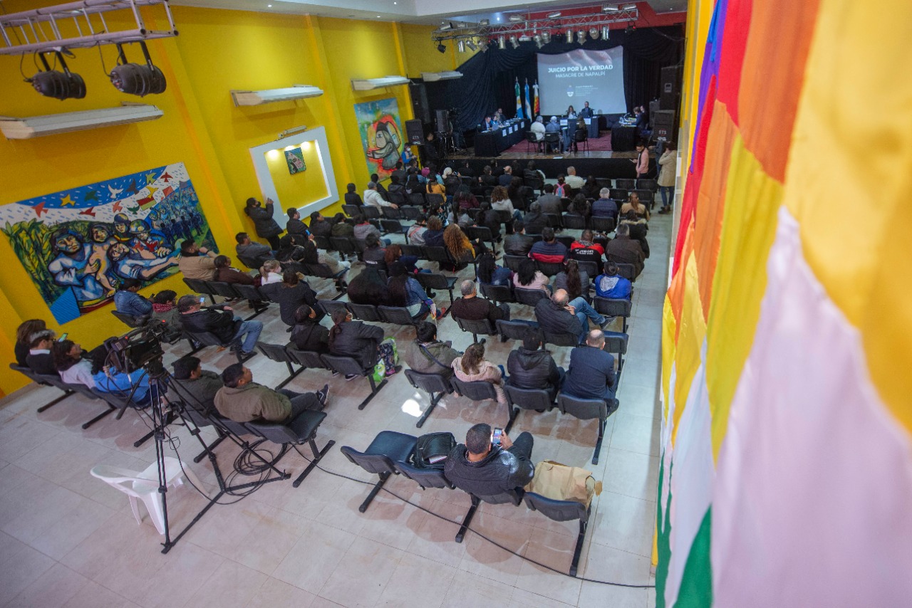 La audiencia se llevó a cabo en la Casa de las Culturas de Machagai. - Foto: gentileza Pablo Caprarulo