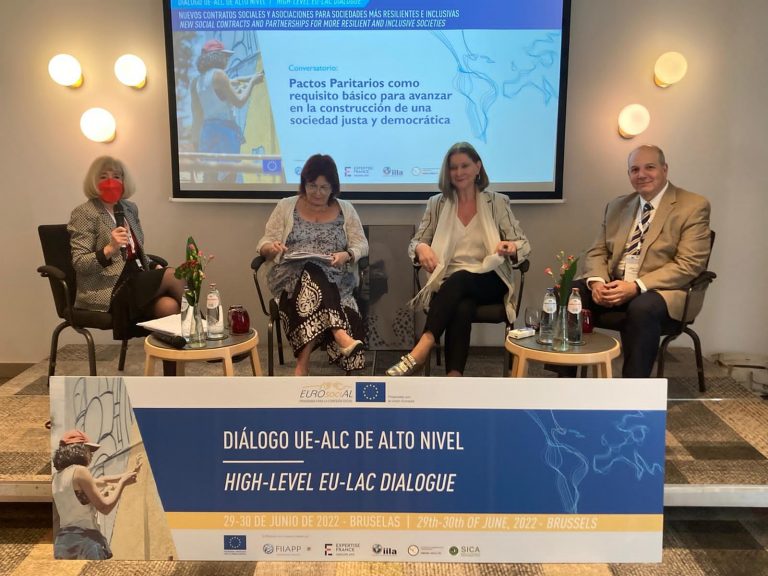 La PIA participó del “Diálogo Unión Europea-América Latina y Caribe de Alto Nivel” en el marco del programa EUROsociAL+