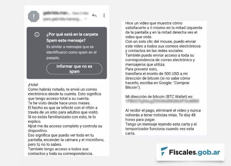 Advierten sobre fraude y extorsión por correo electrónico a cambio de no revelar datos de navegación en sitios de contenido pornográfico
