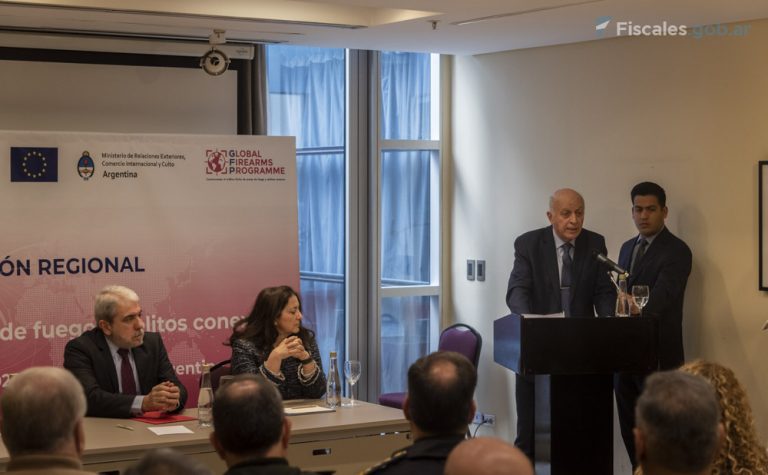 El procurador Casal participó en la inauguración de la Reunión regional sobre el tráfico de armas de fuego y delitos conexos