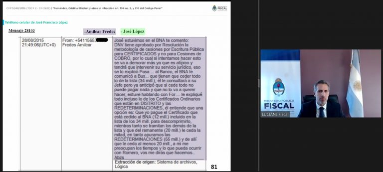 La fiscalía continuó con la octava parte de su alegato en el juicio por las irregularidades en la obra pública de Santa Cruz