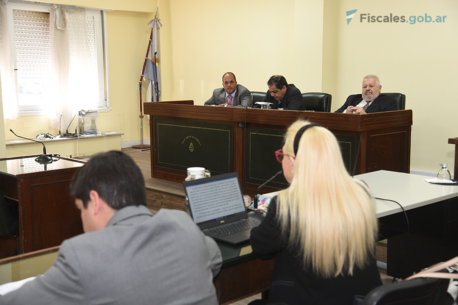 Sala de audiencias del Tribunal Oral en lo Criminal y Correccional N°26 - Foto: Matías Pellón / Fiscales.gob.ar