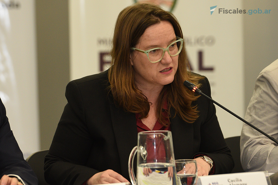 Cecilia Alemany, directora regional adjunta de ONU Mujeres.  - Foto: Matías Pellón / Fiscales.gob.ar