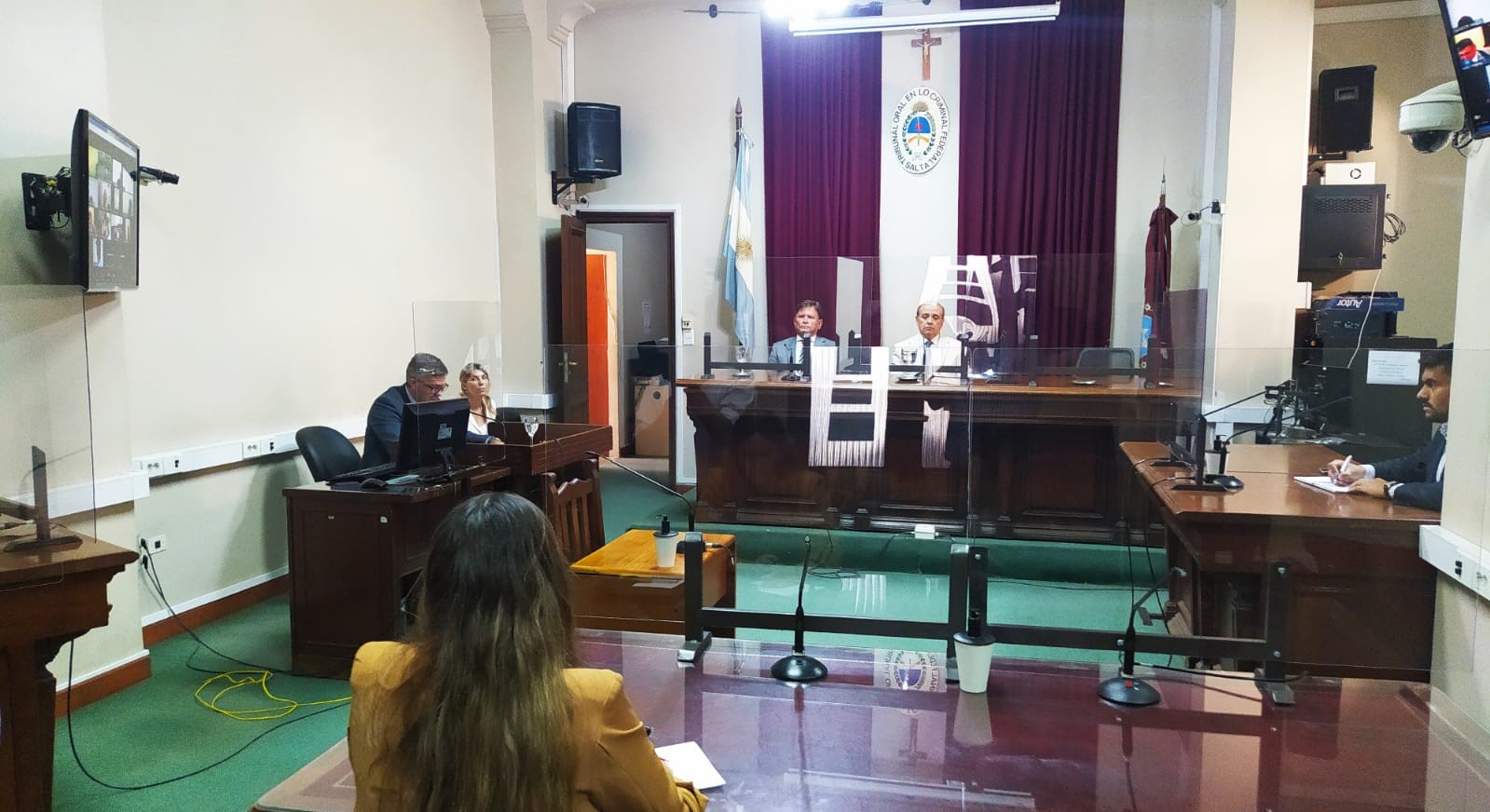 El Tribunal Oral Federal N°1 de Salta condenó a los imputados a penas de entre 3 y 16 años de prisión. - Foto: Sebastián Rodríguez / Ministerio Público Fiscal