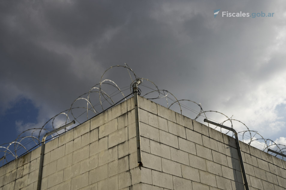 Perímetro del Complejo Penitenciario Federal II de Marcos Paz. Imagen obtenida durante una inspección realizada en junio de 2017.  - Foto de archivo: Claudia Conteris / Fiscales.gob.ar