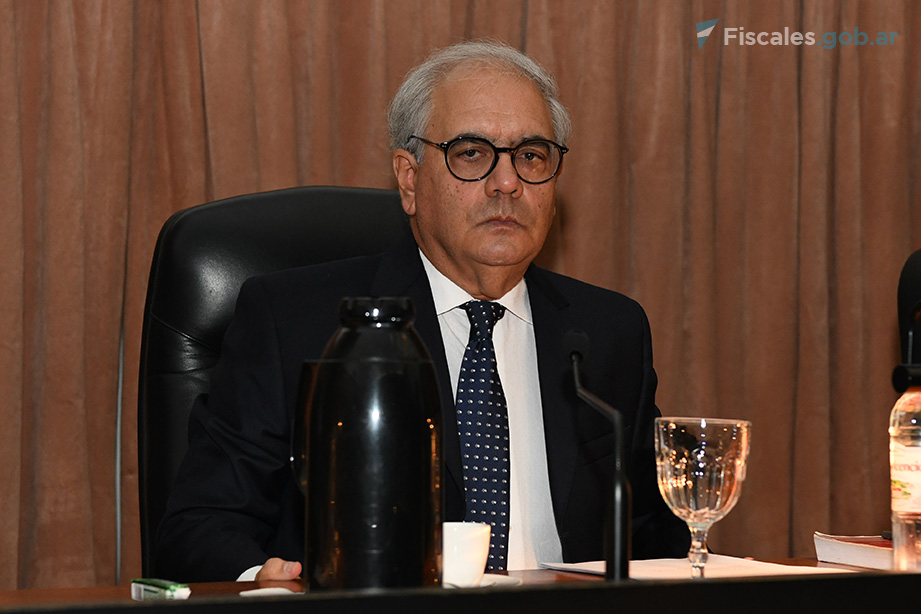 Horacio Daniel Obligado, presidente del tribunal oral.  - Foto: Matías Pellón / Fiscales.gob.ar