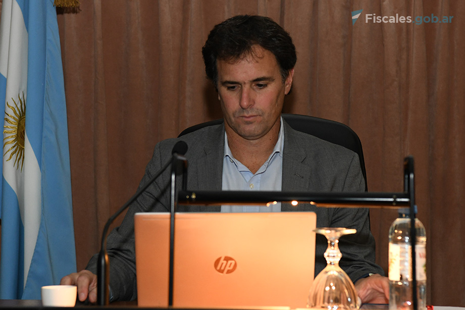  Ignacio Carlos Fornari, integrante del tribunal oral.  - Foto: Matías Pellón / Fiscales.gob.ar