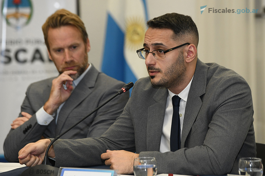 El coordinador del programa UNODC, Luis Ignacio García Sigman. - Foto: Matías Pellón/Fiscales.gob.ar