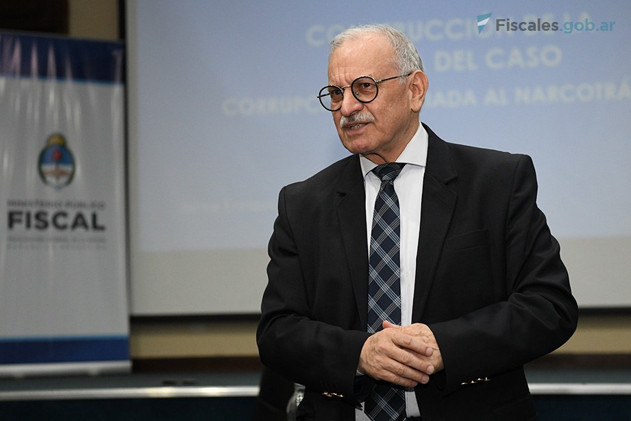 El asesor senior anticorrupción de la UNODC, Jaime Bautista González. - Foto: Matías Pellón/Fiscales.gob.ar