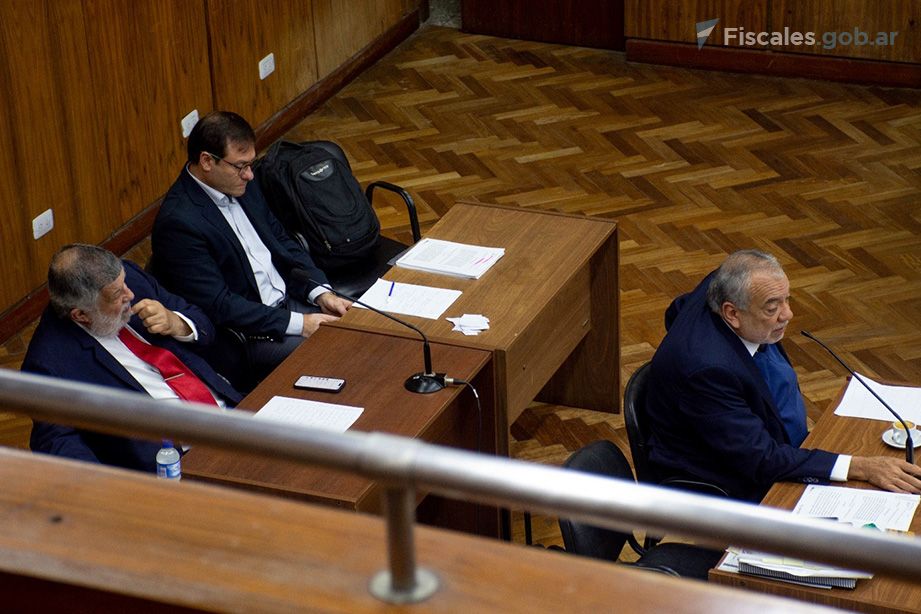 Los acusados Alberto Rocchia Ferro y José Ramón Coronel - Foto: Luciana Cano, Fiscalía Federal de Santiago del Estero