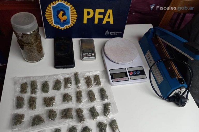 Mar del Plata: realizaron veinte allanamientos por comercialización de estupefacientes a través de redes sociales y detuvieron a cinco personas