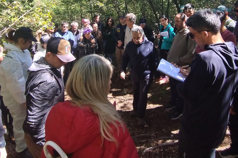 El Tribunal Oral Federal de General Roca inspeccionó en Villa Mascardi el lugar del homicidio de Rafael Nahuel