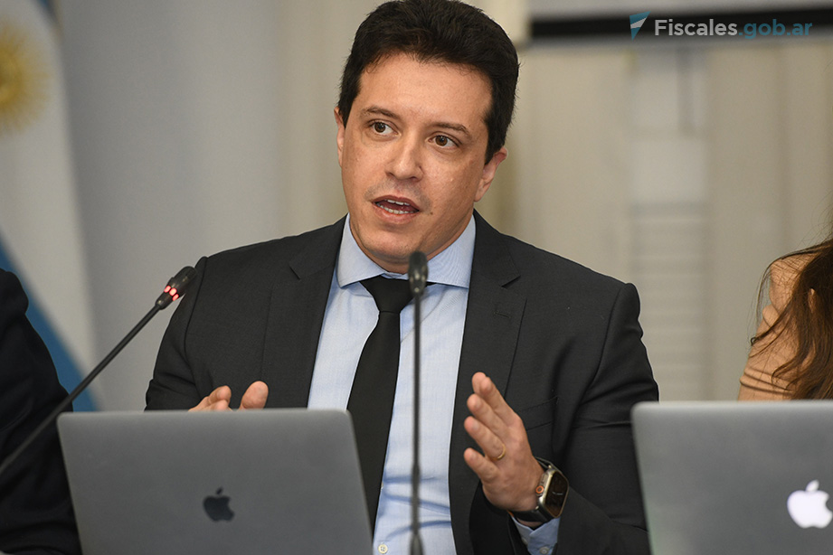 Leandro Musa de Almeida, Procurador de la República de Brasil y funcionario de cooperación jurídica internacional. - Foto: Matías Pellón / Fiscales.gob.ar