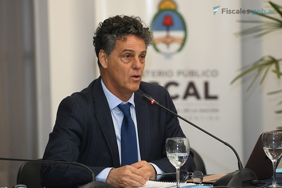 Marcelo Colombo, fiscal general cotitular de la Procuraduría de Trata y Explotación de Personas.  - Foto: Matías Pellón / Fiscales.gob.ar