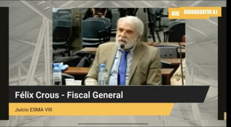 La fiscalía solicitó prisión perpetua por crímenes de lesa humanidad para Horacio Luis Ferrari, un exoficial de la Armada integrante del Grupo de Tareas 3.3.2 de la ESMA