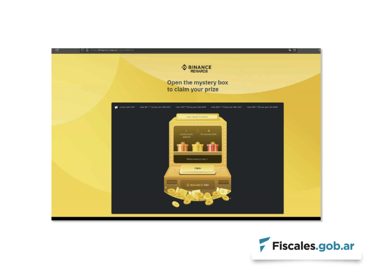 Dieron de baja y alertan sobre un sitio falso sospechado de captar credenciales de cuentas de la plataforma Binance